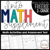 Into Math Supplement Second Grade FREEBIE | Print and Digital