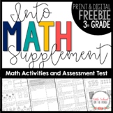 Into Math Supplement Third Grade FREEBIE | Print and Digital