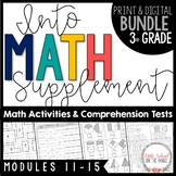 Into Math Third Grade Supplement BUNDLE Modules 11 - 15 | 