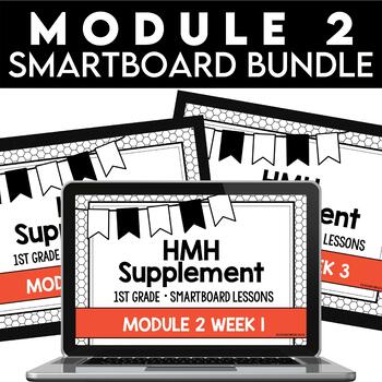 Preview of Into Reading 1st Grade SMARTBOARD Slides - Module 2 BUNDLE