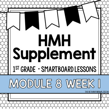 Preview of Into Reading 1st Grade SMARTBOARD Slides - Module 8 Week 1