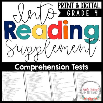 Preview of Into Reading 4th Grade Assesments | Print and Digital
