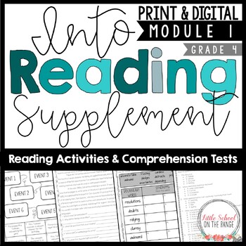 Preview of Into Reading 4th Grade Supplement Module One | Print and Digital
