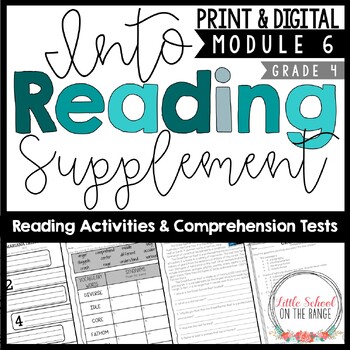 Preview of Into Reading 4th Grade Supplement Module Six | Print and Digital