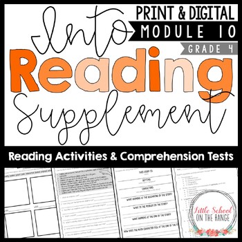 Preview of Into Reading 4th Grade Supplement Module Ten | Print and Digital