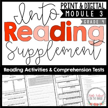 Preview of Into Reading 4th Grade Supplement Module Three | Print and Digital