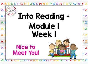 Preview of HMH Into Reading Lesson First Grade Module 1 Week 1 Days 1-5 PowerPoint