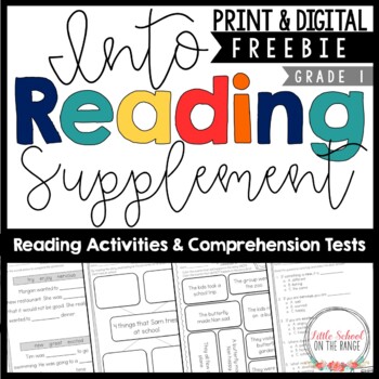 Preview of Into Reading First Grade Supplement FREEBIE | Print & Digital