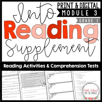 Preview of Into Reading First Grade Supplement Module Three | Print and Digital