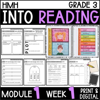 Preview of Into Reading HMH 3rd Grade Module 1 Week 1 Marisol McDonald Supplement • GOOGLE