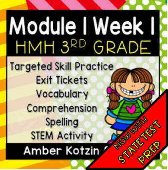 Preview of Into Reading HMH 3rd Grade Module 1 Week 1 Ultimate Pack