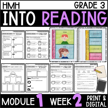 Preview of Into Reading HMH 3rd Grade Module 1 Week 2 Stink and the Freaky Frog • GOOGLE
