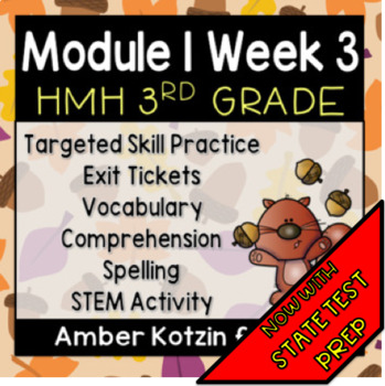 Preview of Into Reading HMH 3rd Grade Module 1 Week 3 Ultimate Pack