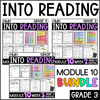 Preview of Into Reading HMH 3rd Grade: Module 10 Supplemental BUNDLE • with GOOGLE Slides