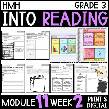 Preview of Into Reading HMH 3rd Grade Module 11 Week 2 Review Week Supplements • GOOGLE