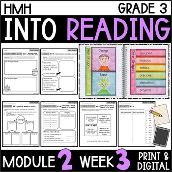 Preview of Into Reading HMH 3rd Grade Module 2 Week 3 Dear Dragon Supplement • GOOGLE