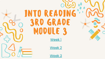 Preview of Into Reading HMH 3rd Grade Module 3 Assessments