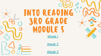 Preview of Into Reading HMH 3rd Grade Module 5 Assessments