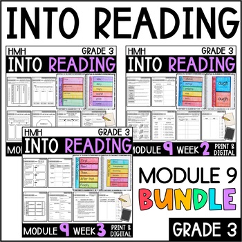 Preview of Into Reading HMH 3rd Grade: Module 9 Supplemental BUNDLE • with GOOGLE Slides