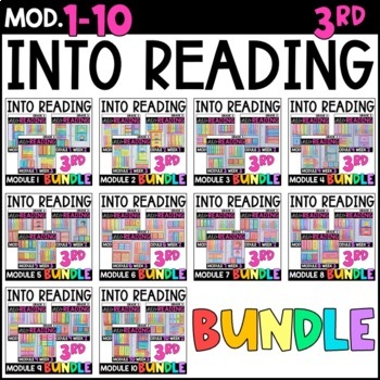 Preview of Into Reading HMH 3rd Grade WHOLE YEAR BUNDLE: Modules 1-10 Supplements • GOOGLE