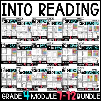 Preview of Into Reading HMH 4th Grade HALF-YEAR BUNDLE: Modules 6-10 Supplements • GOOGLE