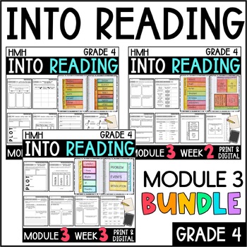 Preview of Into Reading HMH 4th Grade: Module 3 Supplemental BUNDLE • with GOOGLE Slides