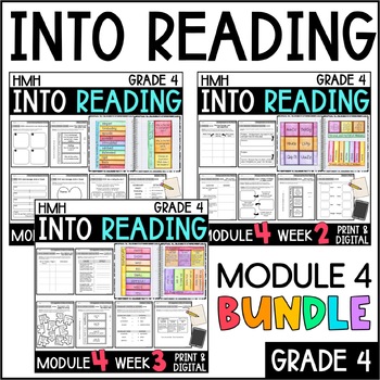 Preview of Into Reading HMH 4th Grade: Module 4 Supplemental BUNDLE • with GOOGLE Slides