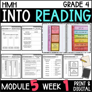 Preview of Into Reading HMH 4th Grade Module 5 Week 1 The Beatles Were Fab • GOOGLE
