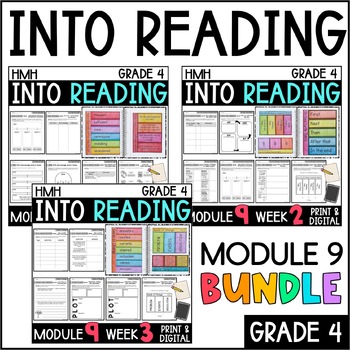 Preview of Into Reading HMH 4th Grade: Module 9 Supplemental BUNDLE • with GOOGLE Slides