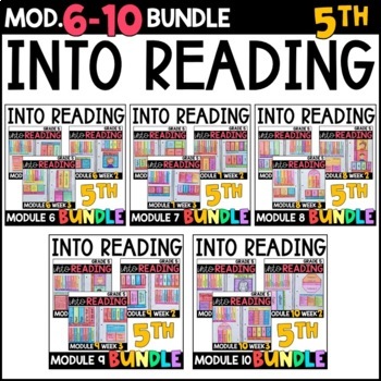 Preview of Into Reading HMH 5th Grade HALF-YEAR BUNDLE: Module 6-10 Supplements • GOOGLE