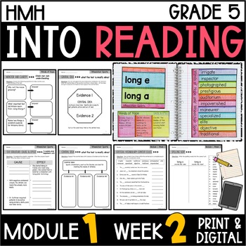 Preview of Into Reading HMH 5th Grade Module 1 Week 2 Wheelchair Sports Supplement • GOOGLE