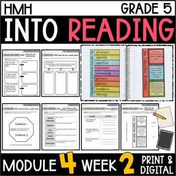 Preview of Into Reading HMH 5th Grade Module 4 Week 2 The Celestials' Railroad • GOOGLE