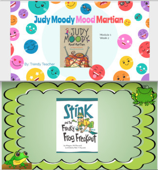 Preview of Into Reading HMH Grade 3 Module 1 Week 2 Judy Moody and Stink Google Slides