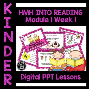 Preview of HMH Into Reading POWERPOINT Lesson Module 1, Week 1 Kindergarten (K)