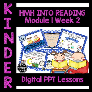 Preview of HMH Into Reading POWERPOINT Lesson Module 1, Week 2 Kindergarten (K)
