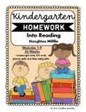HMH Into Reading Kindergarten Daily Homework Packet