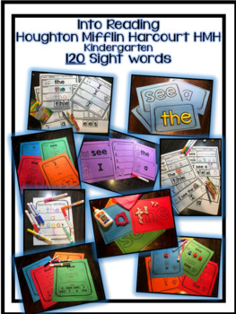 Preview of Into Reading Kindergarten High Frequency Words Houghton Mifflin Harcourt HMH