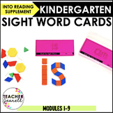 Into Reading Kindergarten Sight Word Pattern Block Cards M