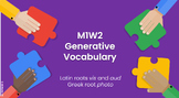 Into Reading Module 1 Week 2 Generative Vocabulary Slides