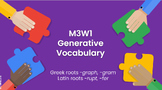 Into Reading Module 3 Week 1 Generative Vocabulary
