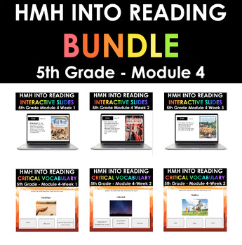 Preview of Into Reading Module 4 Bundle-5th Grade