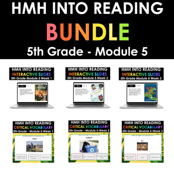 Preview of Into Reading Module 5 Bundle-5th Grade