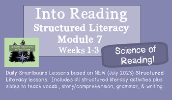 Preview of Into Reading Structured Literacy Smart Lessons BUNDLE Grade 1 Module 7 Weeks 1-3