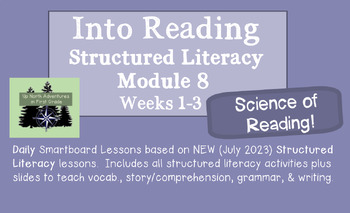 Preview of Into Reading Structured Literacy Smart Lessons BUNDLE Grade 1 Module 8 Weeks 1-3