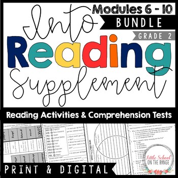 Preview of Into Reading Supplement Second Grade BUNDLE Modules 6-10 | Print & Digital