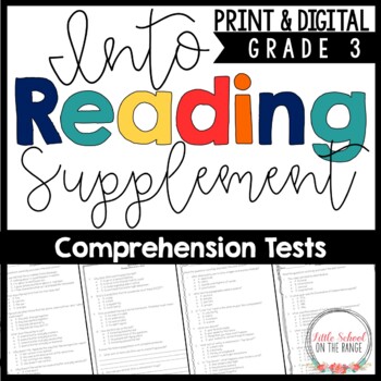 Preview of Into Reading Third Grade Assessments | Print & Digital