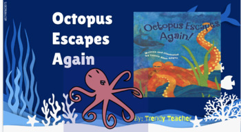 Preview of Into Reading Third Grade Module 6 Week 2 Octopus Escapes Again Google Slides