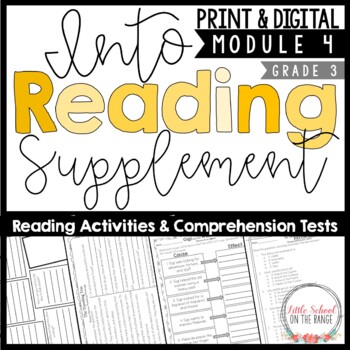 Preview of Into Reading Third Grade Supplement Module Four | Print & Digital