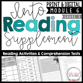 Preview of Into Reading Third Grade Supplement Module Six | Print & Digital