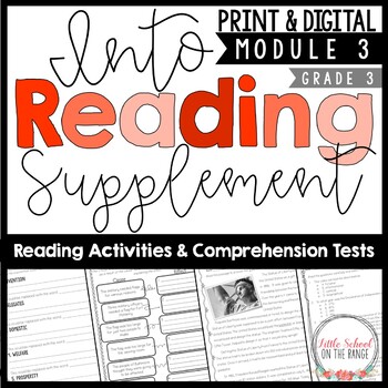 Preview of Into Reading Third Grade Supplement Module Three | Print & Digital